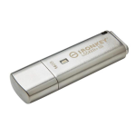 Kingston IronKey Locker+ 50 - Chiavetta USB - crittografato - 16 GB - USB 3.2 Gen 1